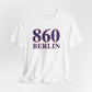860 Berlin Red White & Blue Unisex Jersey Short Sleeve T-Shirt