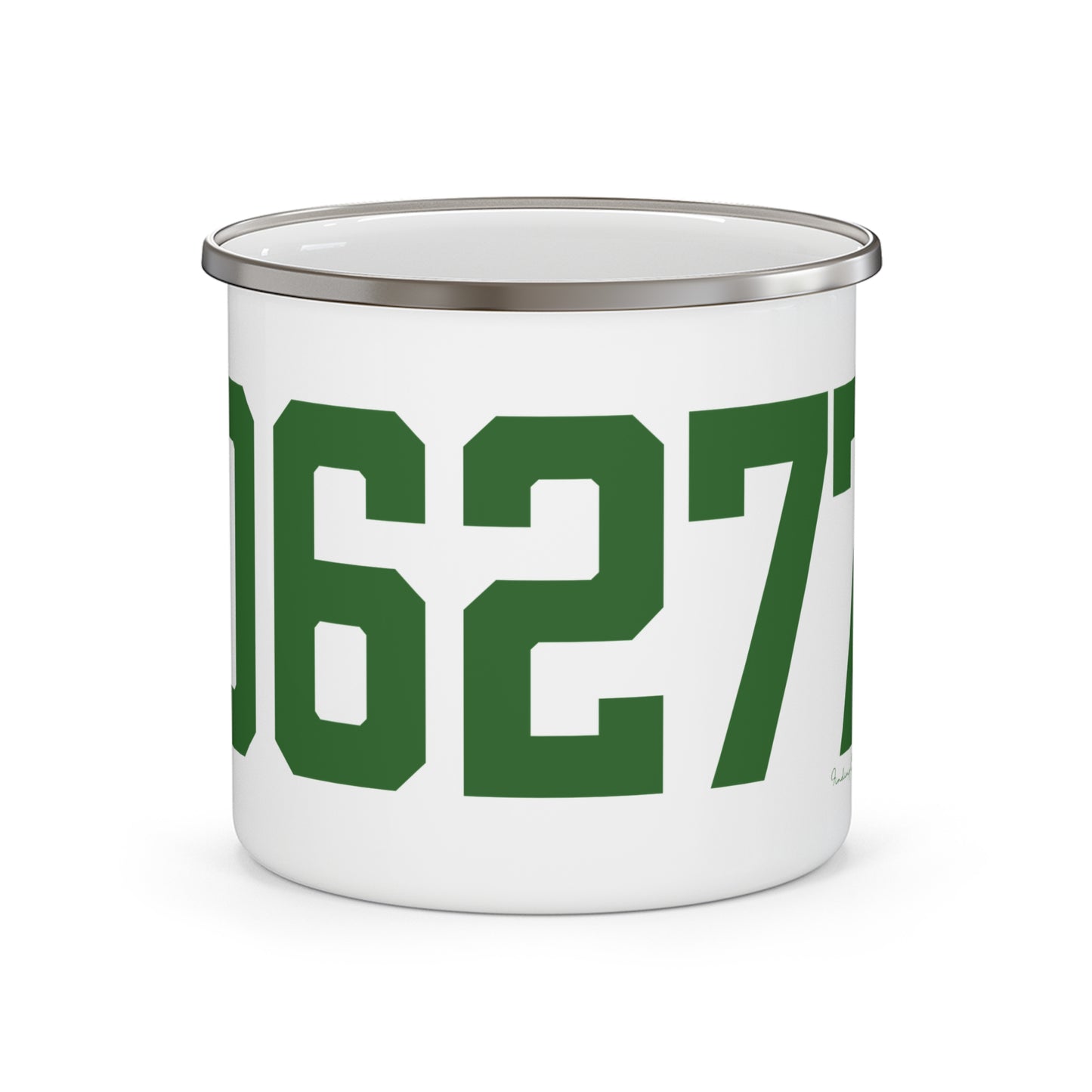 06277 Thompson Connecticut Zip Code Enamel Camping Mug