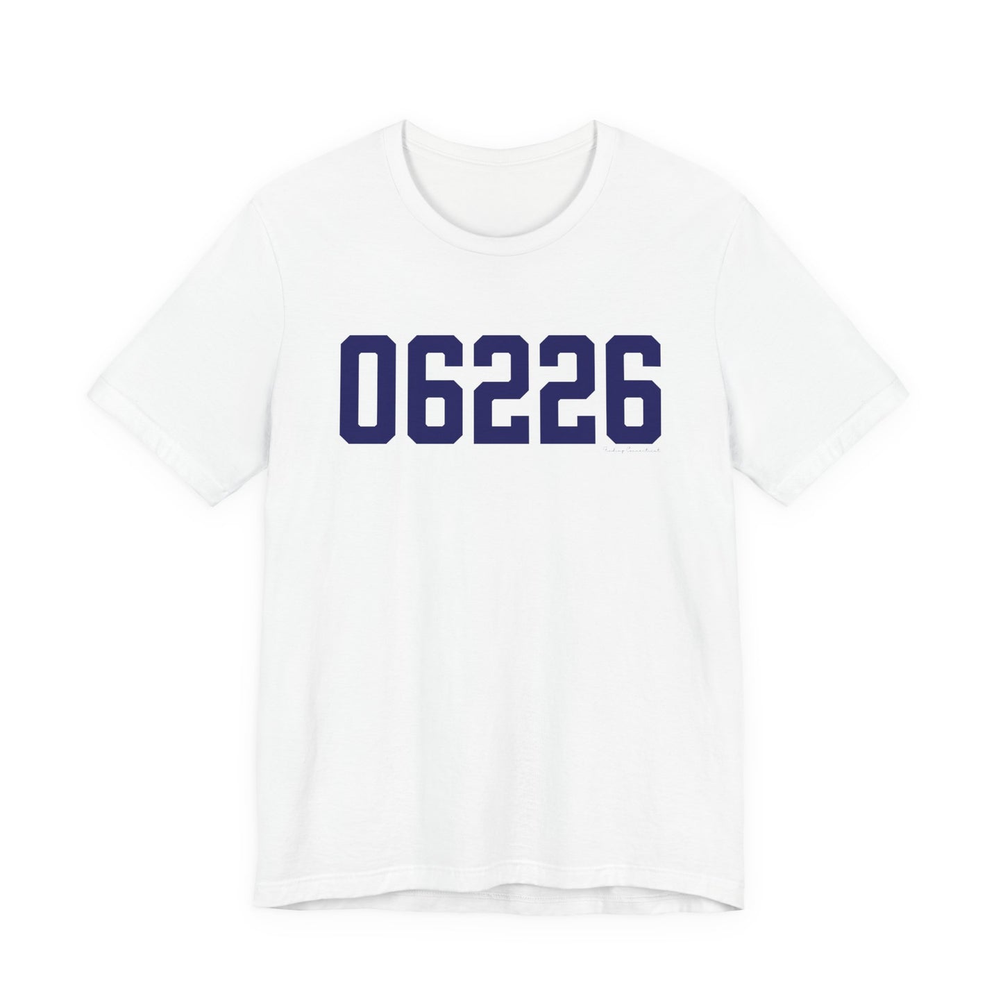 06226 Willimantic Connecticut Zip Code Unisex Jersey Short Sleeve T-Shirt