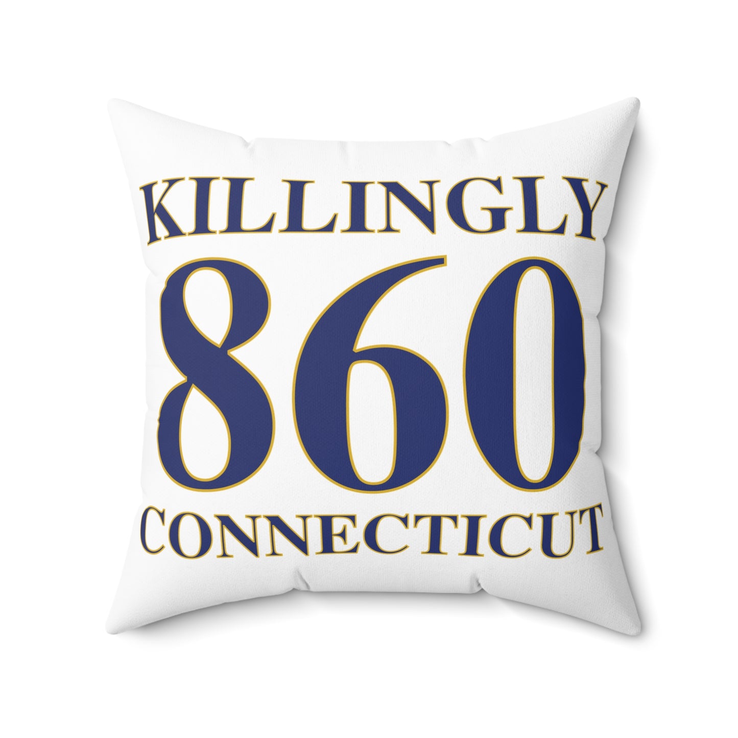 Killingly 860 Connecticut Spun Polyester Square Pillow