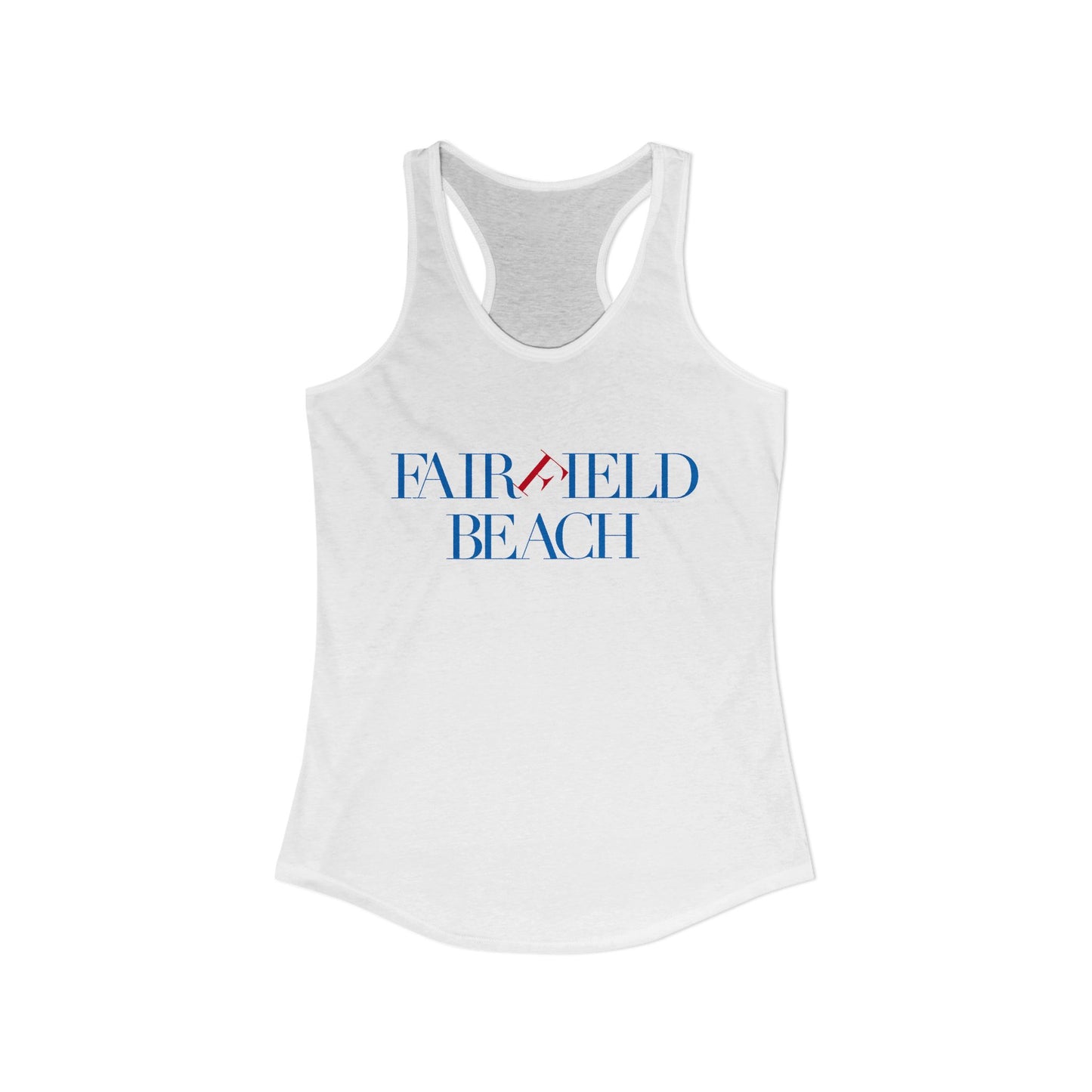 41 Tilt Fairfield Beach Women's Ideal Racerback Tank Top