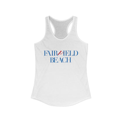 41 Tilt Fairfield Beach Women's Ideal Racerback Tank Top