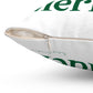 I Clover Meriden Spun Polyester Square Pillow