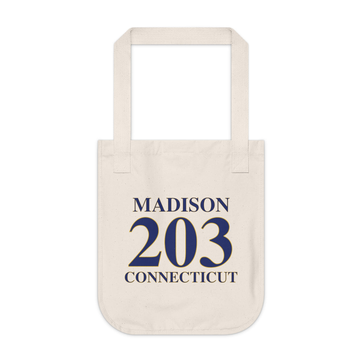 Madison 203 Connecticut Organic Canvas Tote Bag