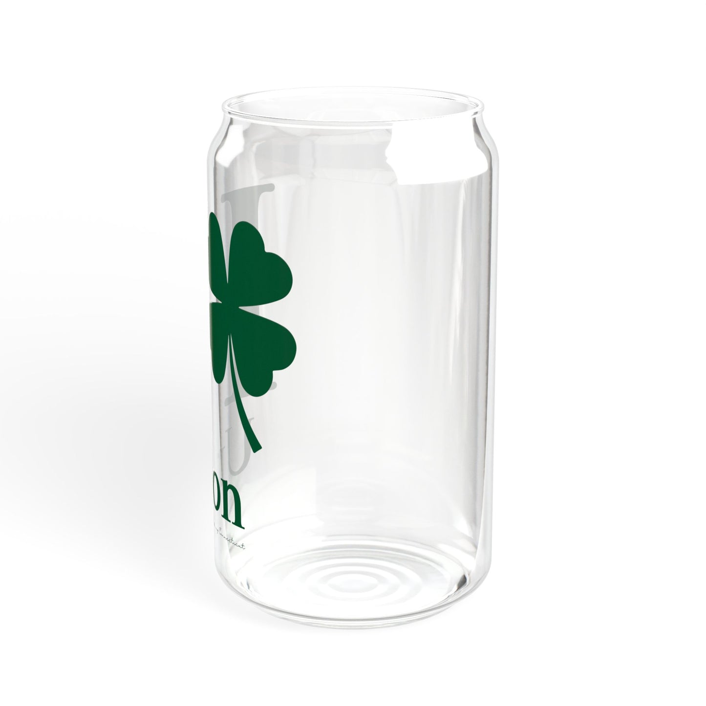 I Clover Union Sipper Glass, 16oz