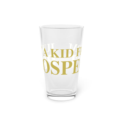 Just a kid from Prospect Pint Glass, 16oz