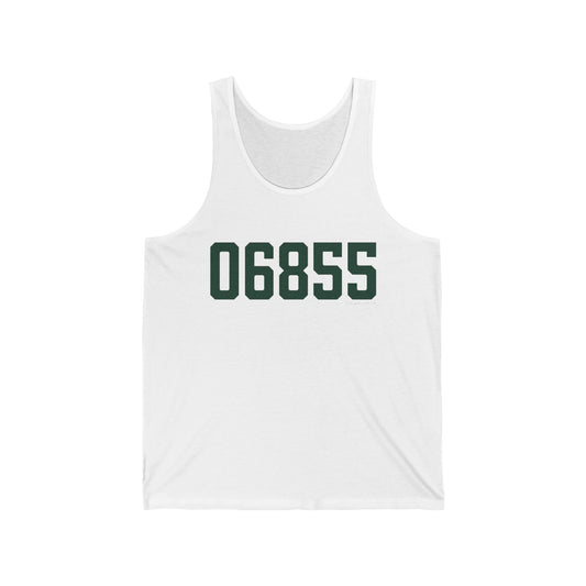 06855 Norwalk Connecticut Zip Code Unisex Jersey Tank Top