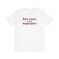 East Lyme is My Happy Place Unisex Jersey Short Sleeve T-Shirt