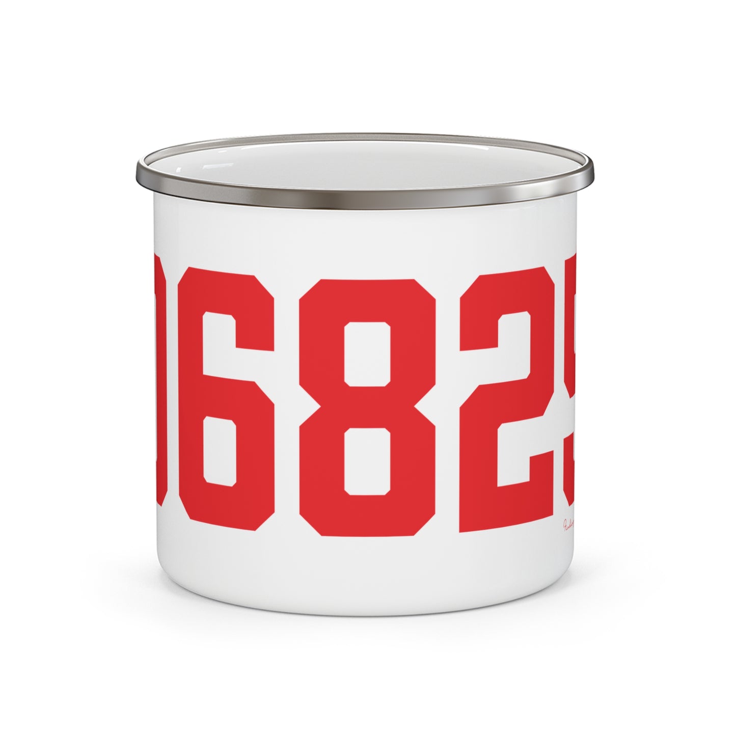 06825 Fairfield Connecticut Zip Code Enamel Camping Mug