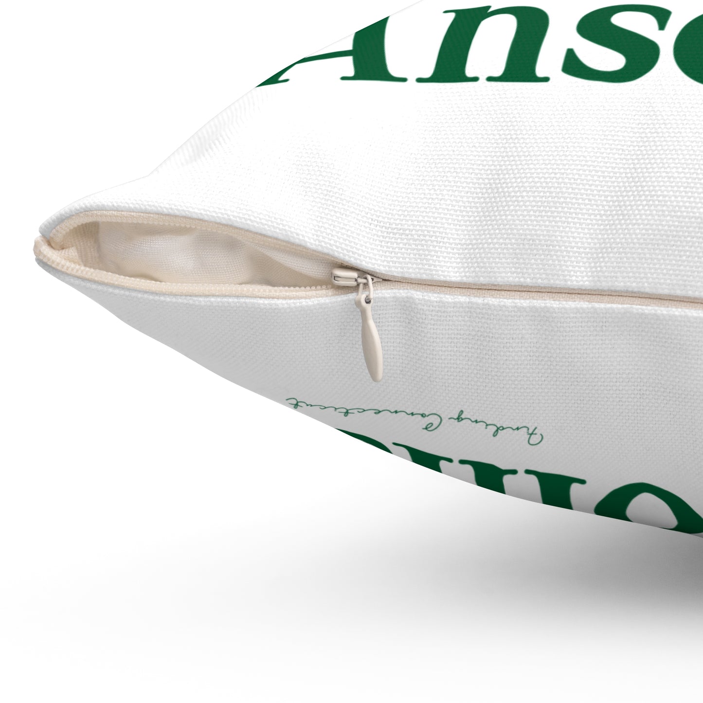 I Clover Ansonia Spun Polyester Square Pillow