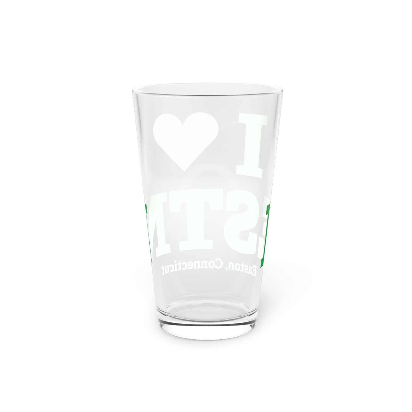 I Heart ESTN Pint Glass, 16oz
