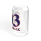 203 West Norwalk, Red, White & Blue Sipper Glass, 16oz