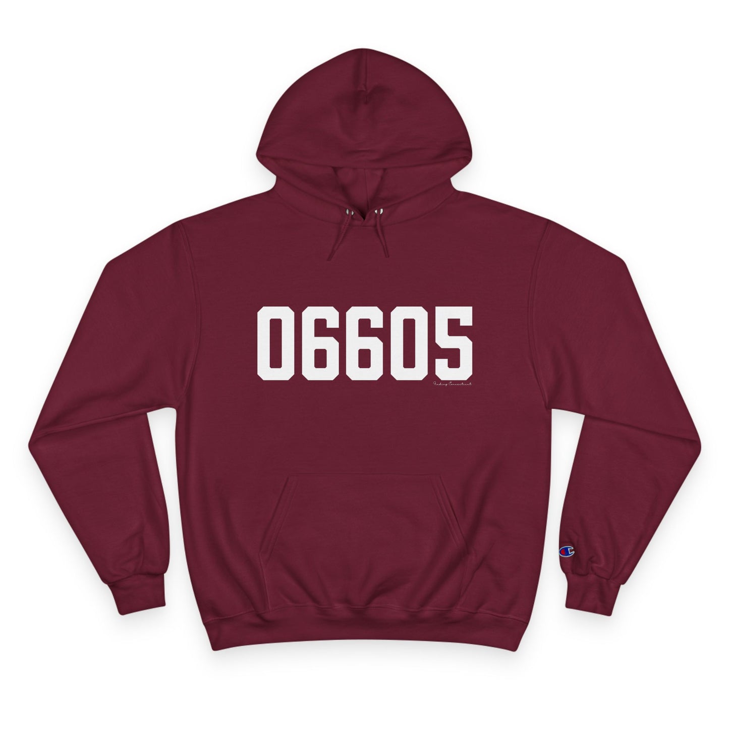 06605 Bridgeport CT Zip Code Champion Hoodie Sweatshirt