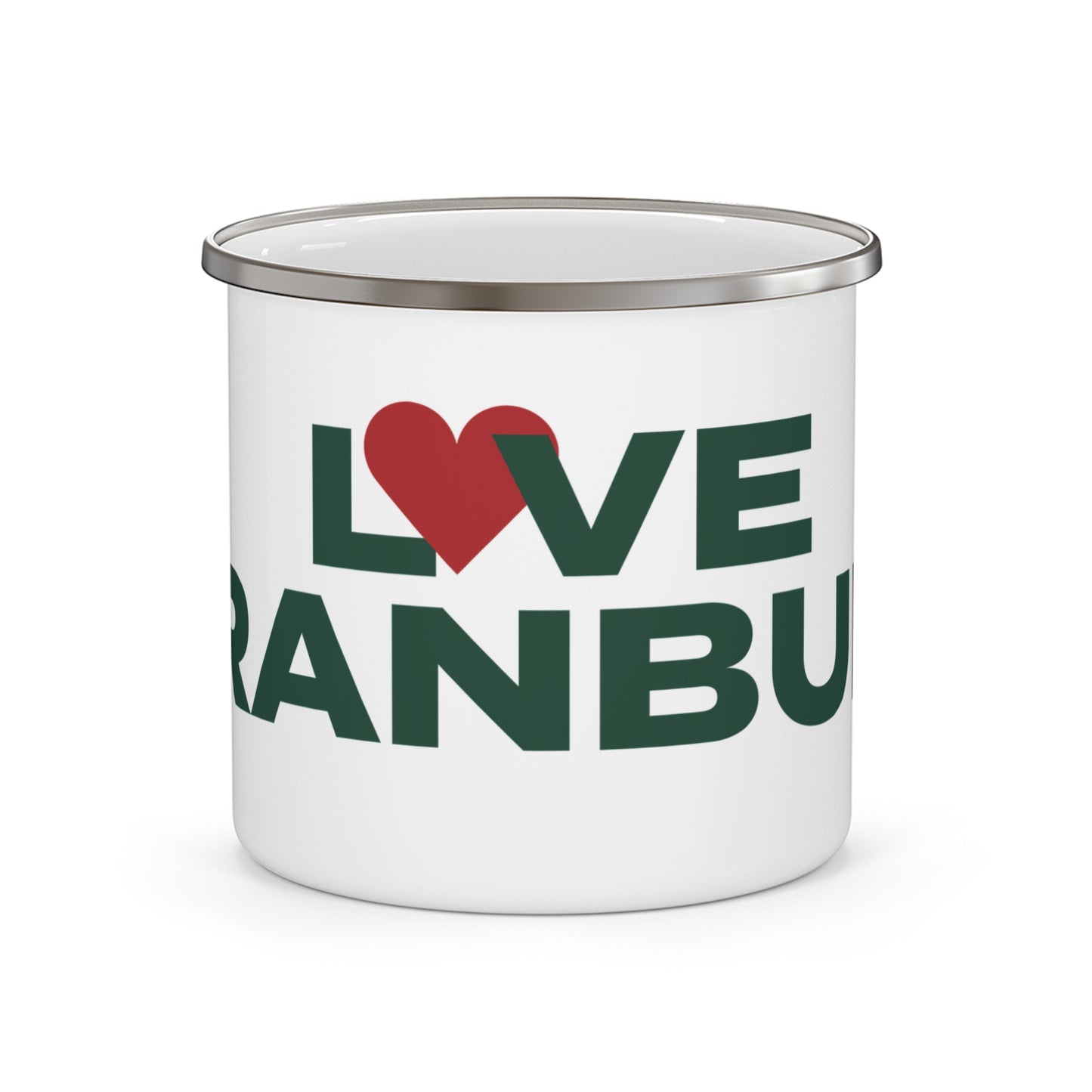 Love Cranbury Enamel Camping Mug