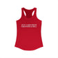Just a kid from Greenfield Hill Women's Ideal Racerback Tank Top