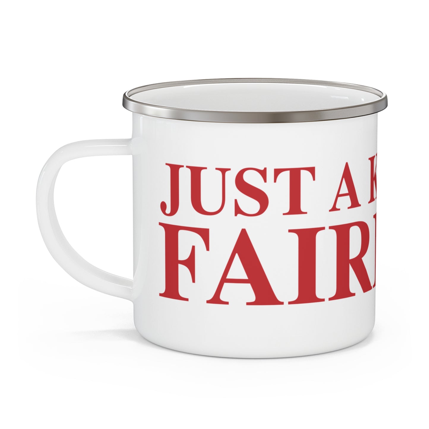 Just a kid from Fairfield Enamel Camping Mug