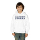 Just a kid from Storrs Youth Heavy Blend Hooded Sweatshirt