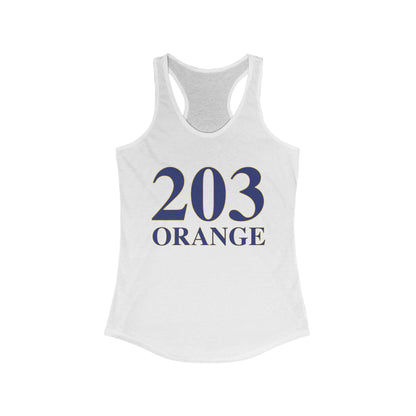 203 Orange Women's Ideal Racerback Tank Top