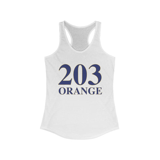 203 Orange Women's Ideal Racerback Tank Top