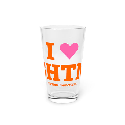 I Heart SHTN Pint Glass, 16oz