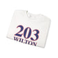 203 Wilton Red White & Blue Unisex Heavy Blend™ Crewneck Sweatshirt