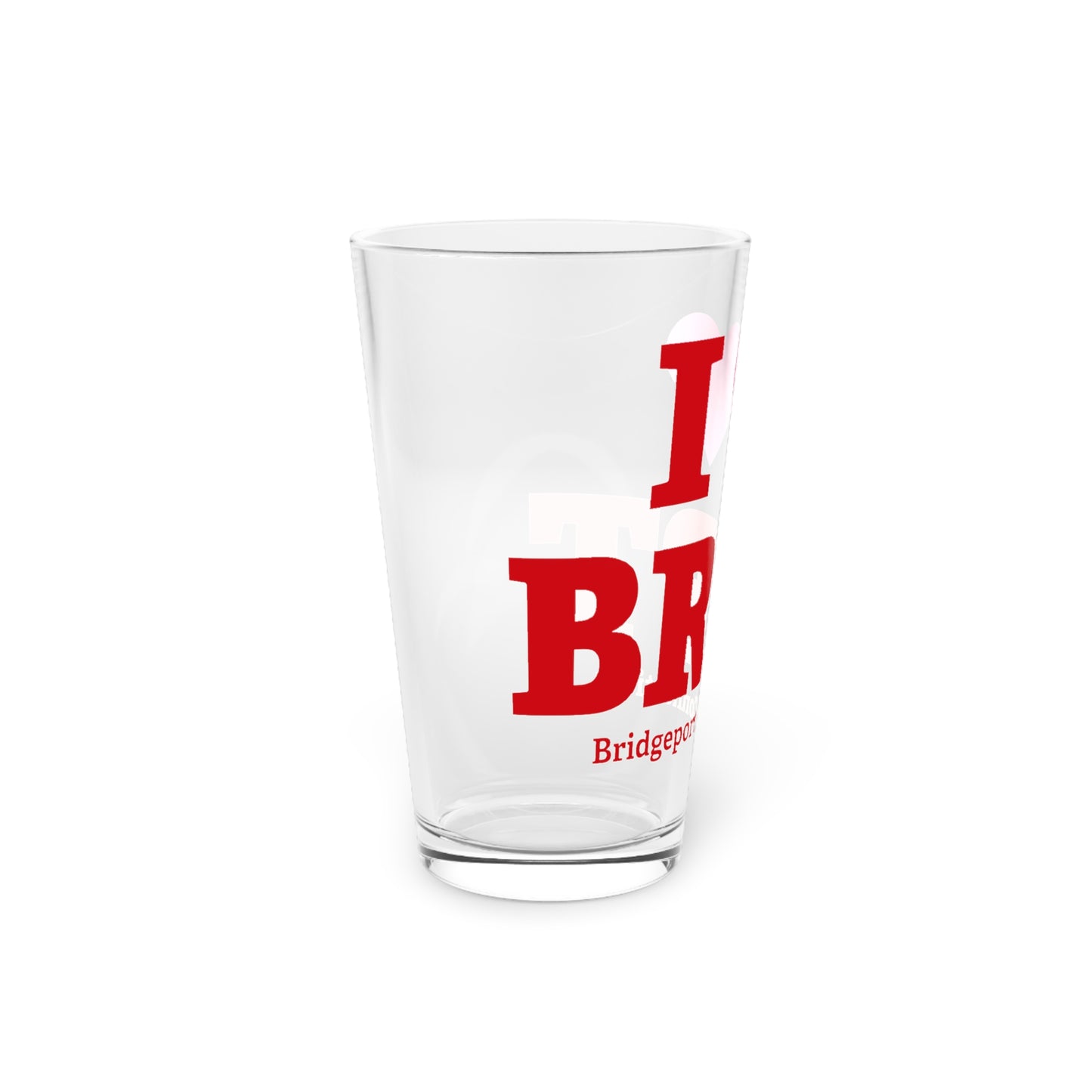I Heart BRPT Pint Glass, 16oz