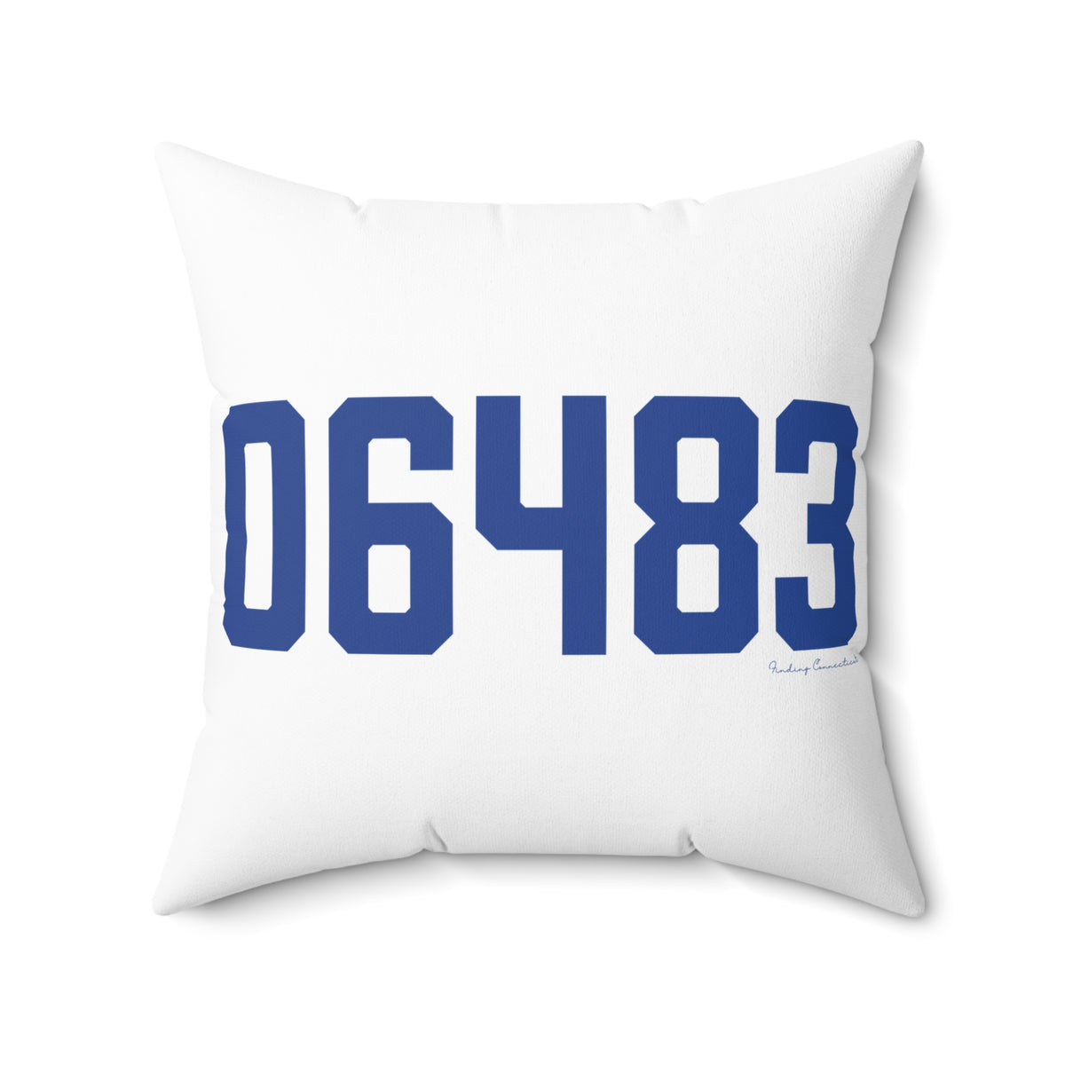 06483 Seymour Connecticut Zip Code Polyester Square Pillow