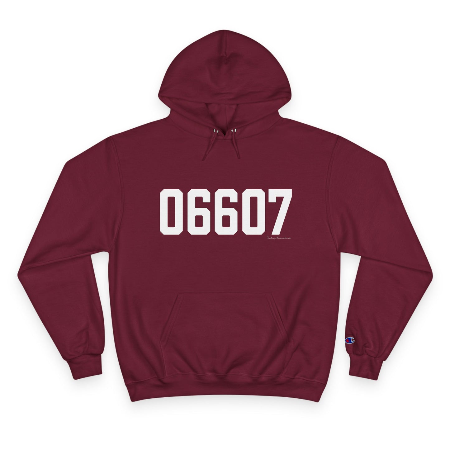 06607 Bridgeport CT Zip Code Champion Hoodie Sweatshirt