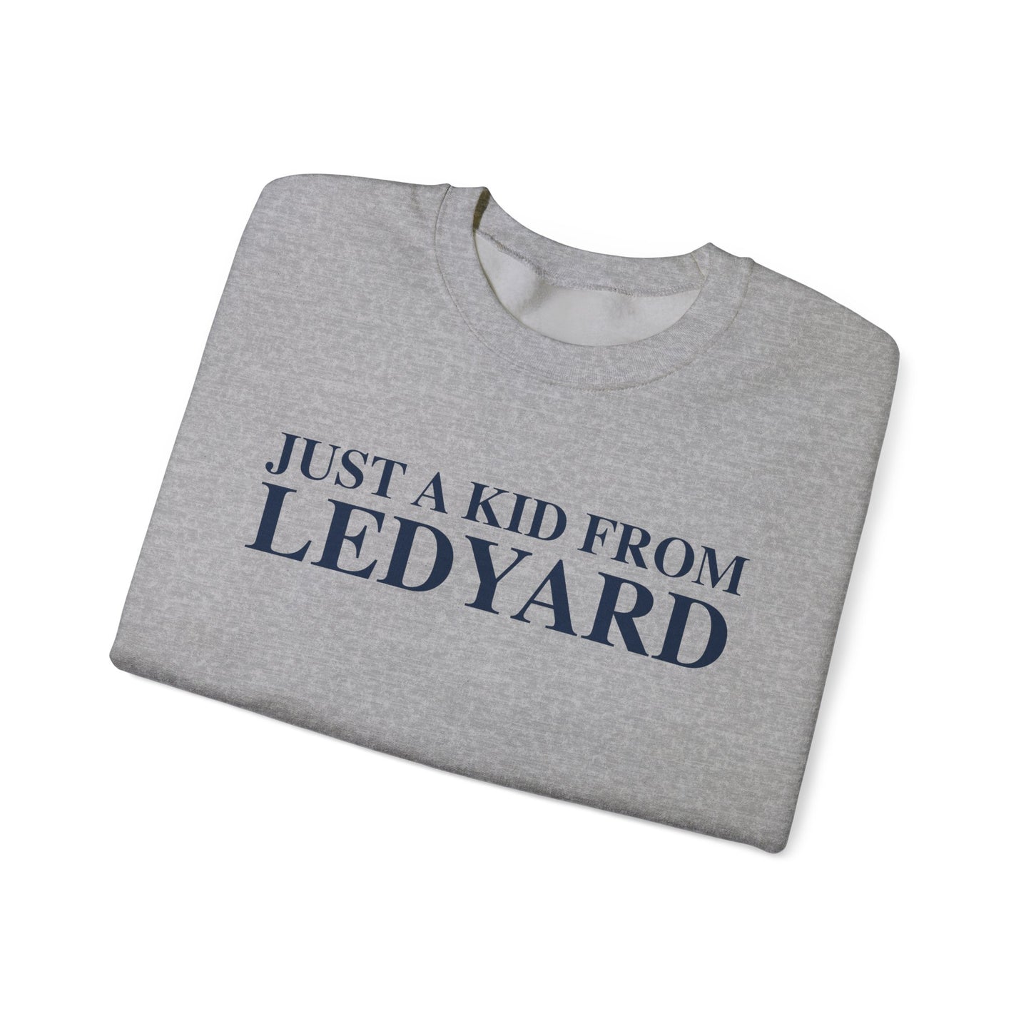 Just a kid from Ledyard Unisex Heavy Blend™ Crewneck Sweatshirt