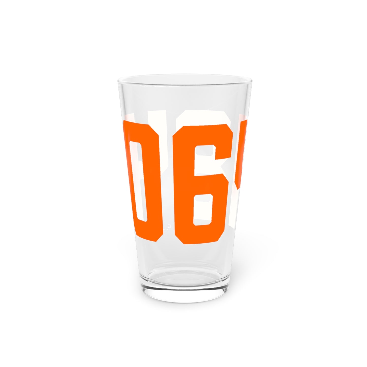 06484 Shelton Connecticut Zip Code Pint Glass, 16oz