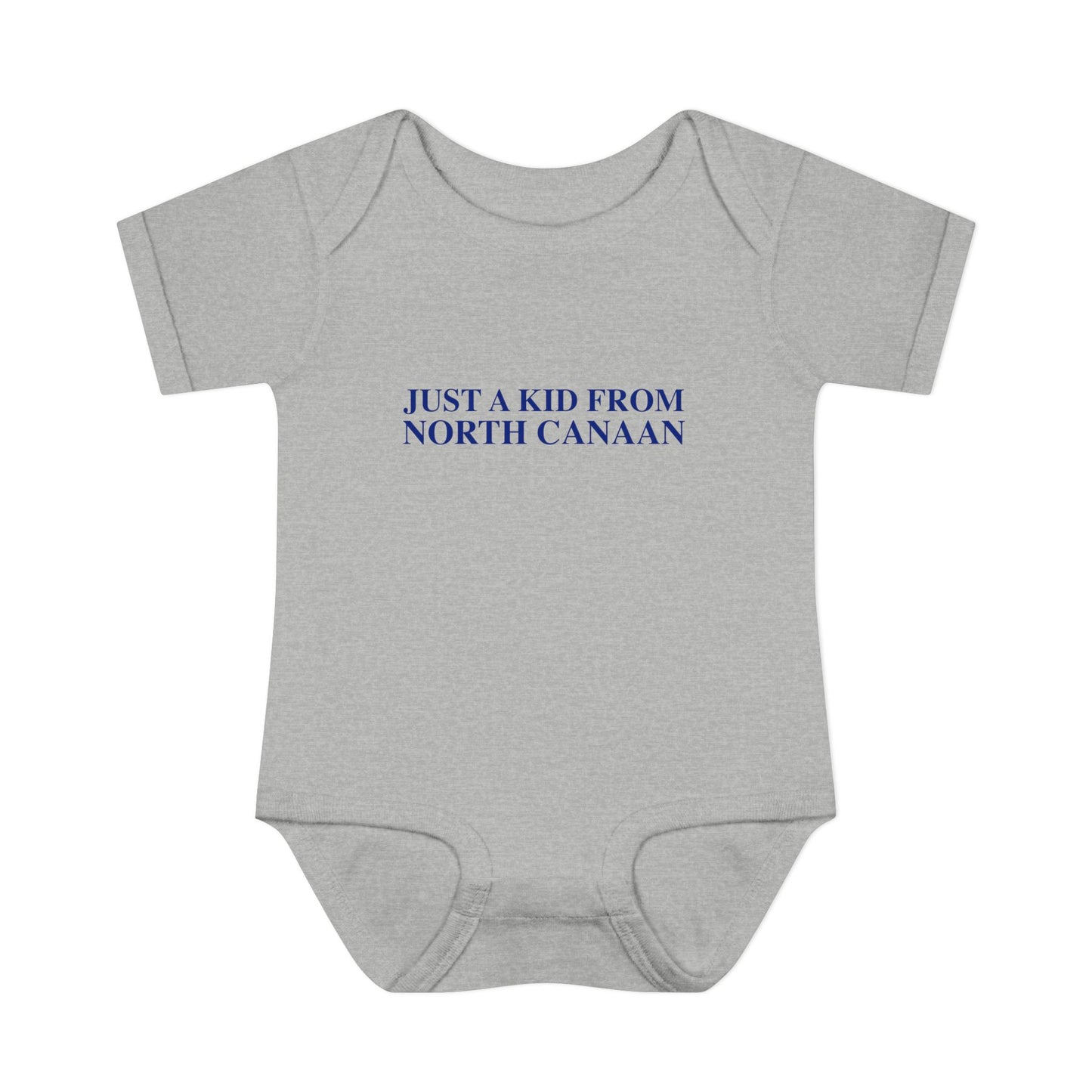 Just a kid from North Canaan Infant Baby Rib Bodysuit