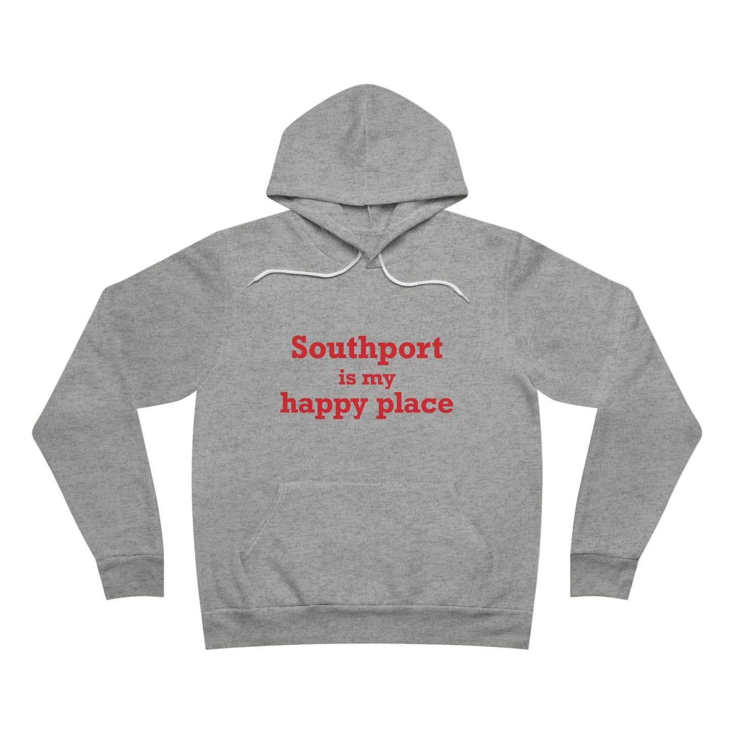 Southport is My Happy Place Unisex Sponge Fleece Pullover Hoodie