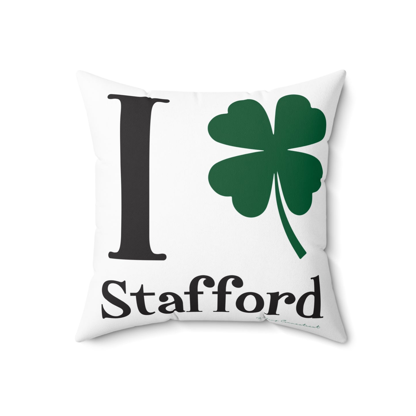 I Clover Stafford Spun Polyester Square Pillow