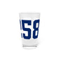 06258 Pomfret Connecticut Zip Code Pint Glass, 16oz