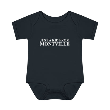 Just a kid from Montville Infant Baby Rib Bodysuit