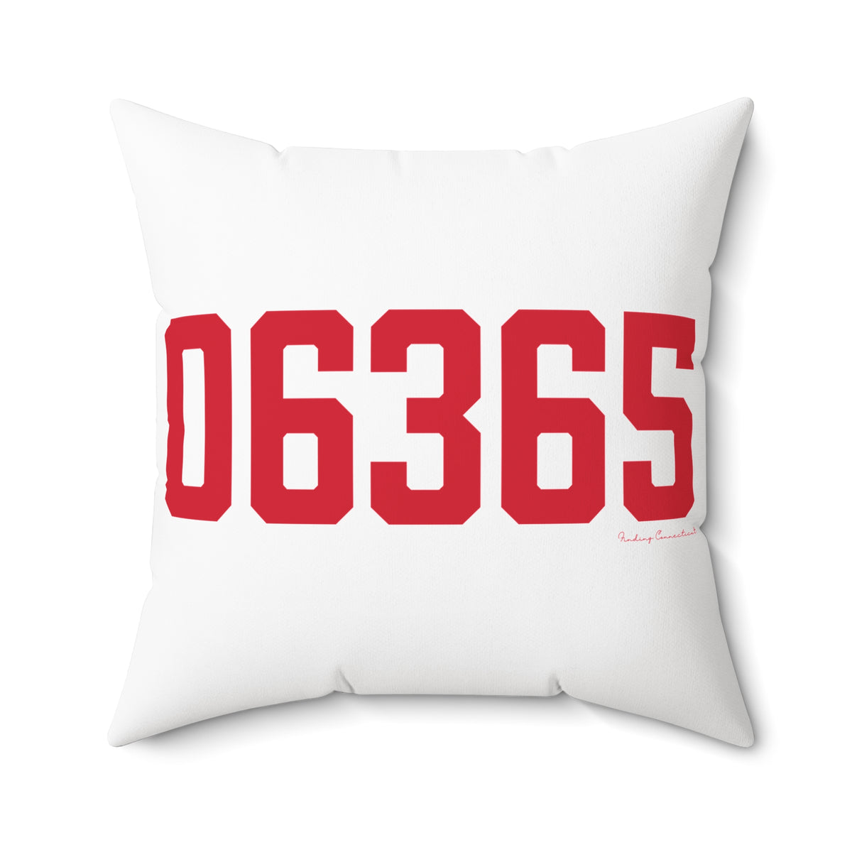 06365 Preston Connecticut Zip Code Spun Polyester Square Pillow