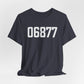 06877 Ridgefield CT Zip Code Unisex Jersey Short Sleeve T-Shirt