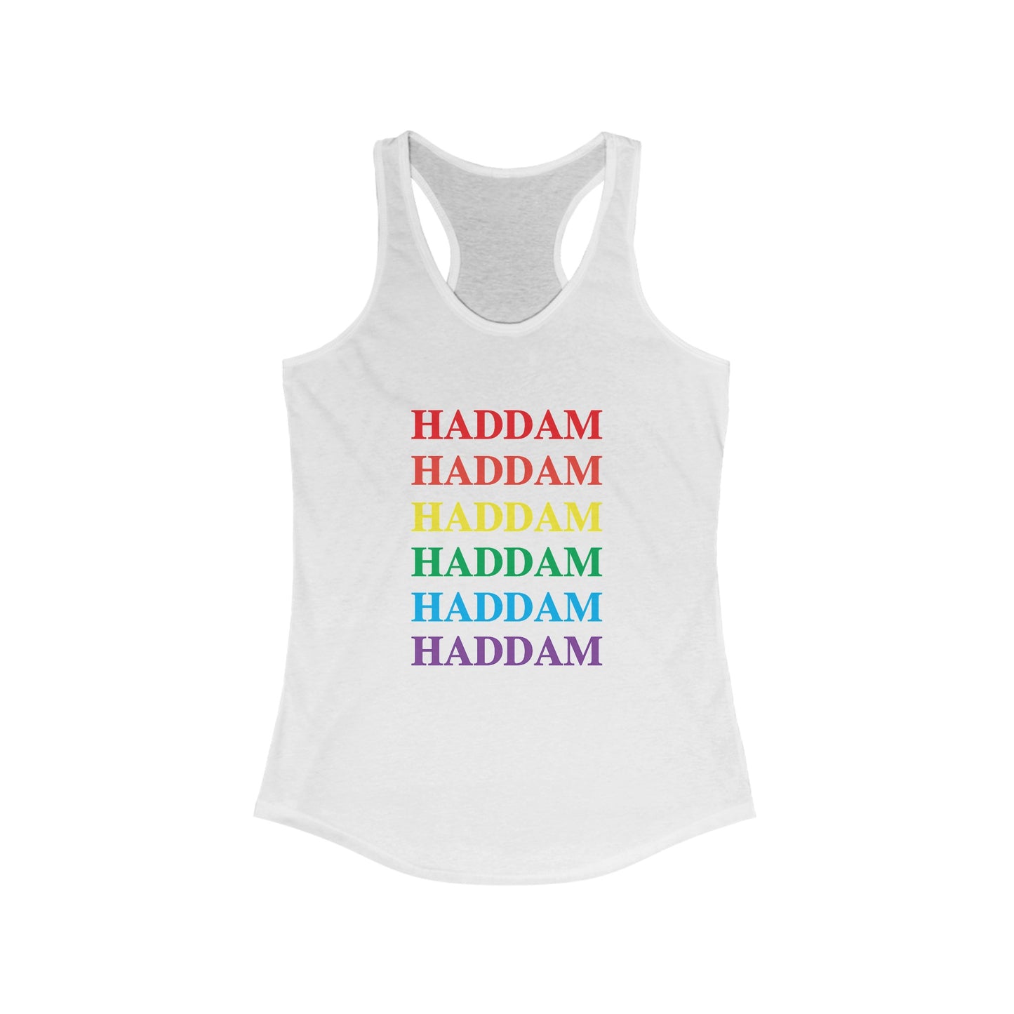 Haddam Pride Women's Ideal Racerback Tank