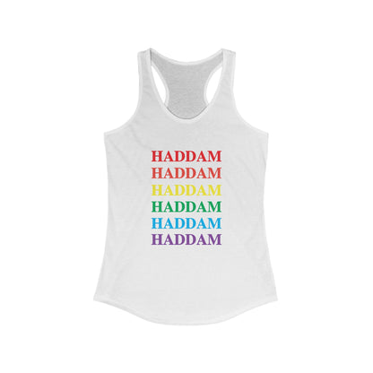 Haddam Pride Women's Ideal Racerback Tank