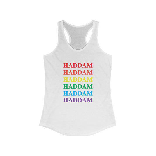 Haddam Pride Women's Ideal Racerback Tank