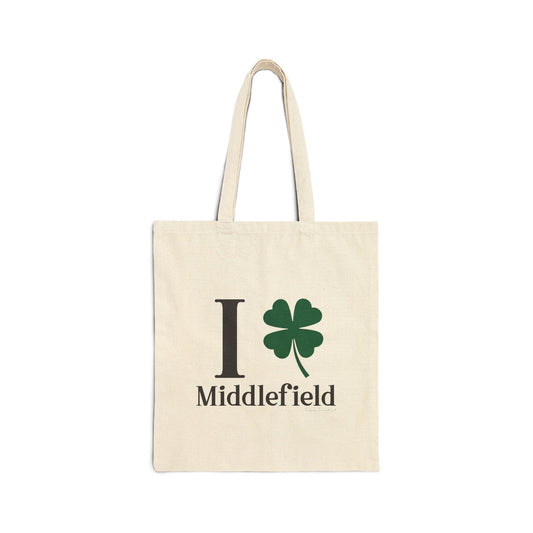 I Clover Middlefield Cotton Canvas Tote Bag