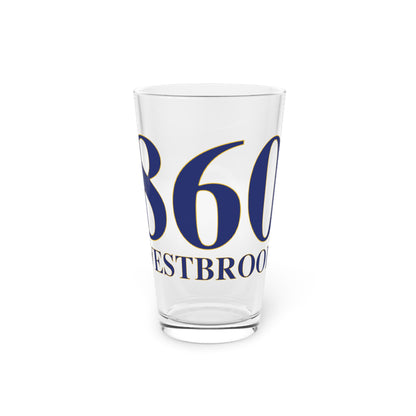 860 Westbrook Pint Glass, 16oz