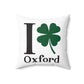 I Clover Oxford Spun Polyester Square Pillow