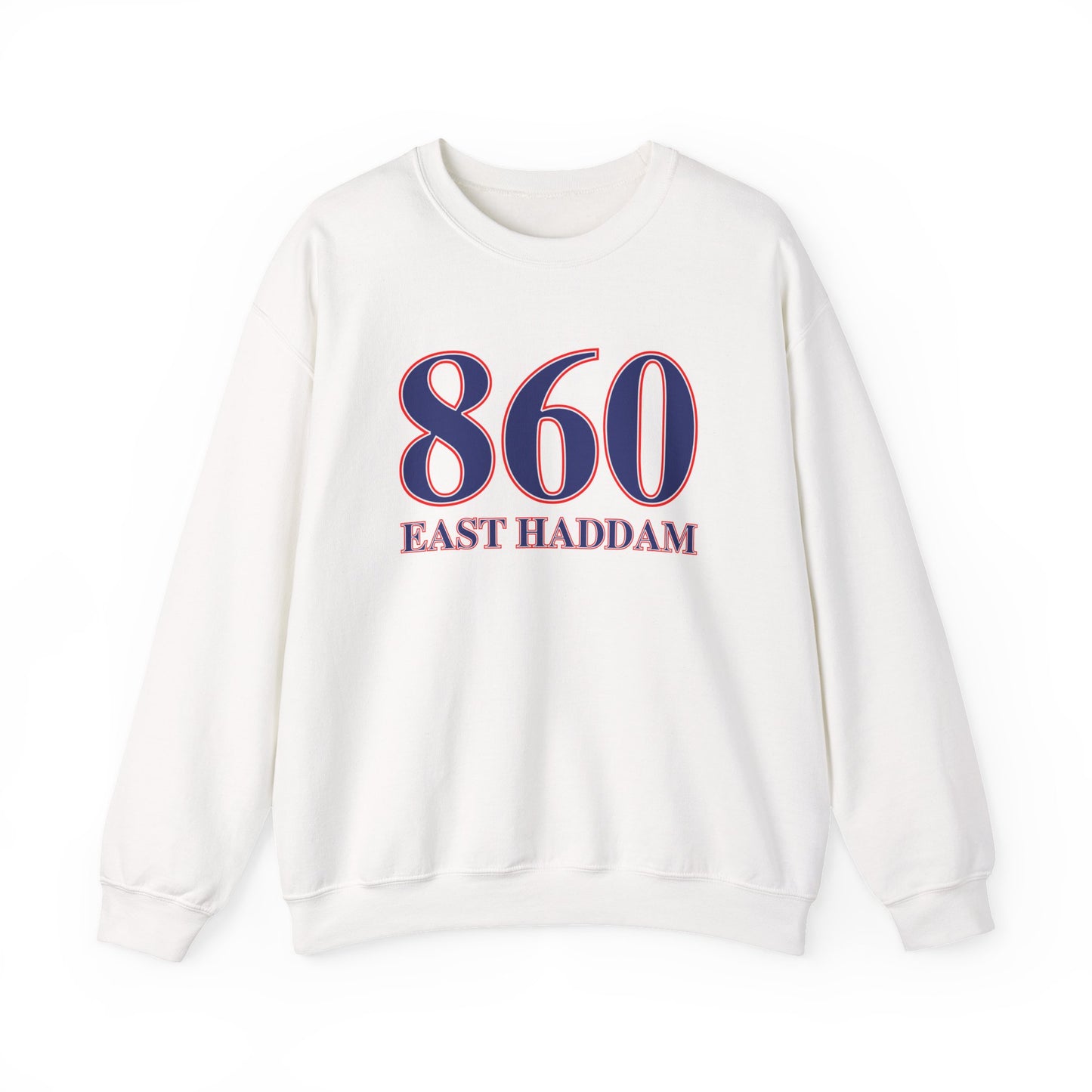 860 East Haddam Red White & Blue Unisex Heavy Blend™ Crewneck Sweatshirt