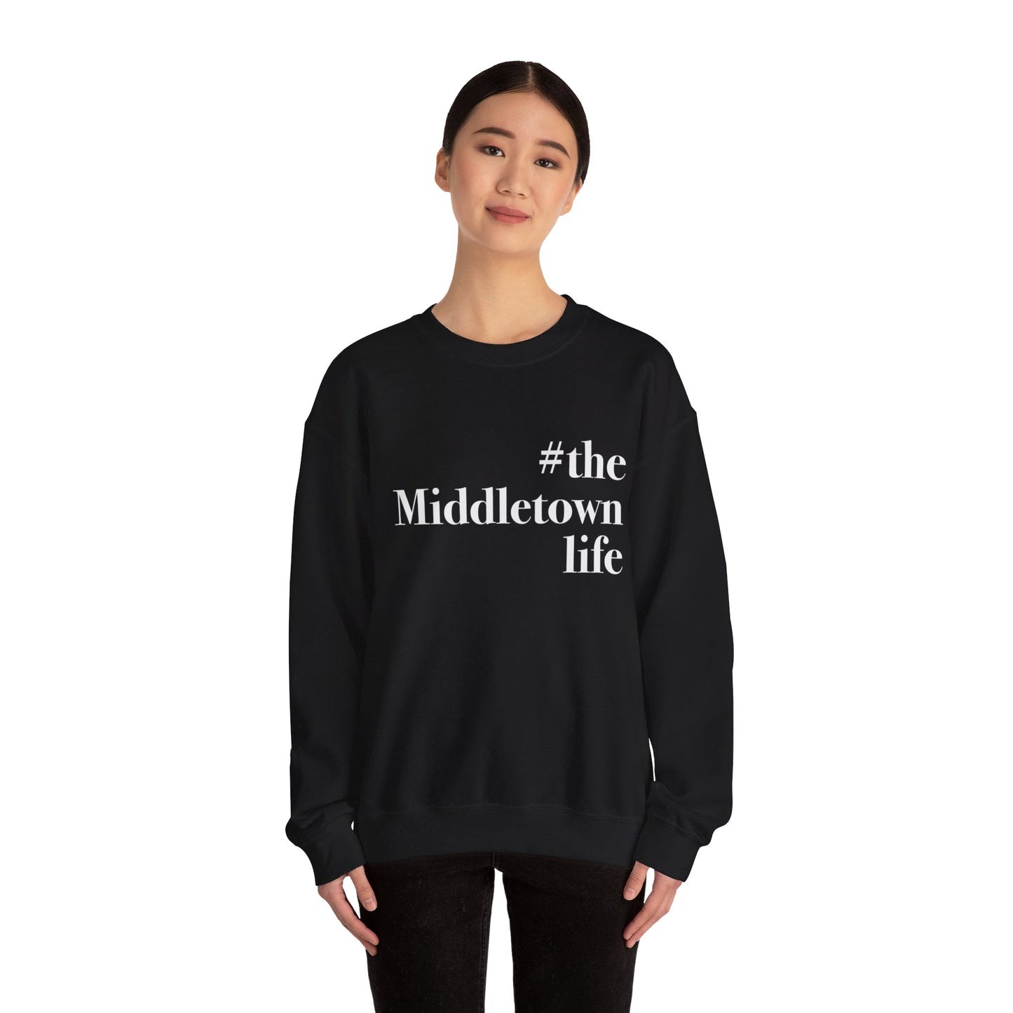 #themiddletownlife Unisex Heavy Blend™ Crewneck Sweatshirt