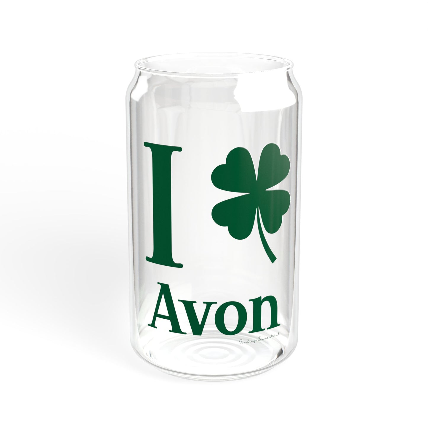 I Clover Avon Sipper Glass, 16oz