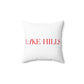 41 Tilt Lake Hills Spun Polyester Square Pillow
