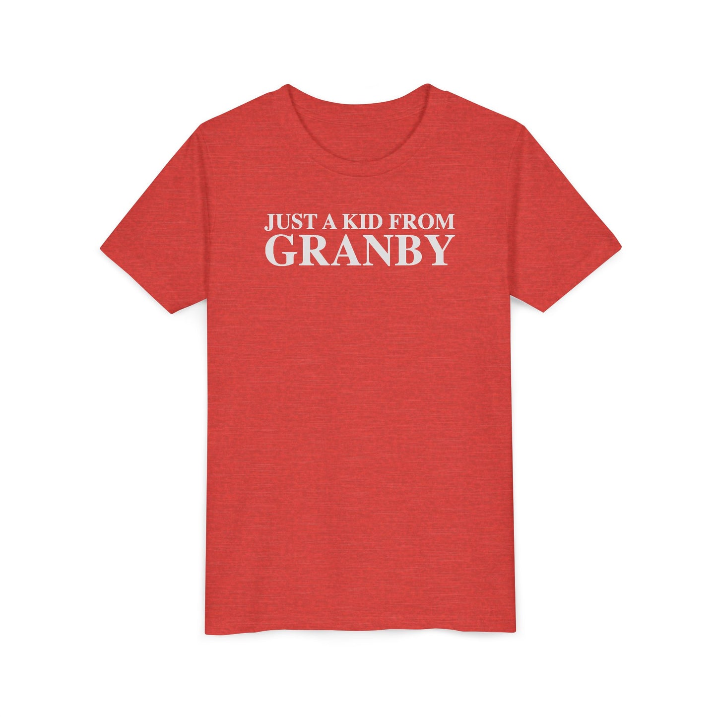 Just a kid from Granby Youth Short Sleeve T-Shirt