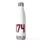 06074 South Windsor Connecticut Zip Code 20 oz Insulated Bottle