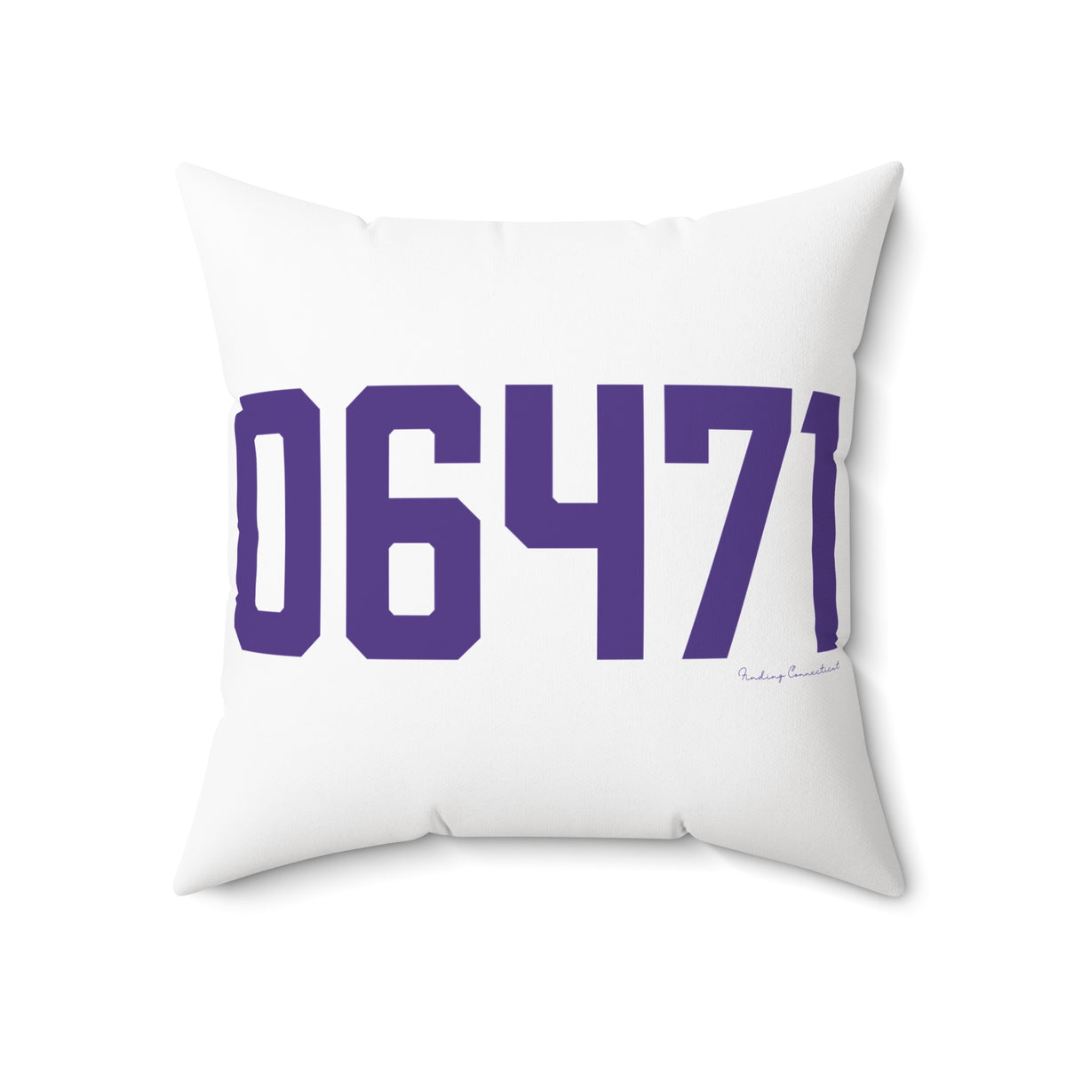 06471 North Branford Connecticut Zip Code Polyester Square Pillow